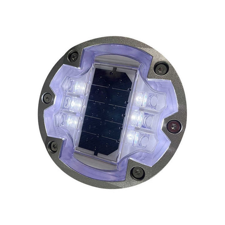 IL300 ভারী দায়িত্ব সৌর LED রোড স্টাডস হালকা এমবেডেড বৃত্তাকার ফ্ল্যাশিং রোড মার্কার